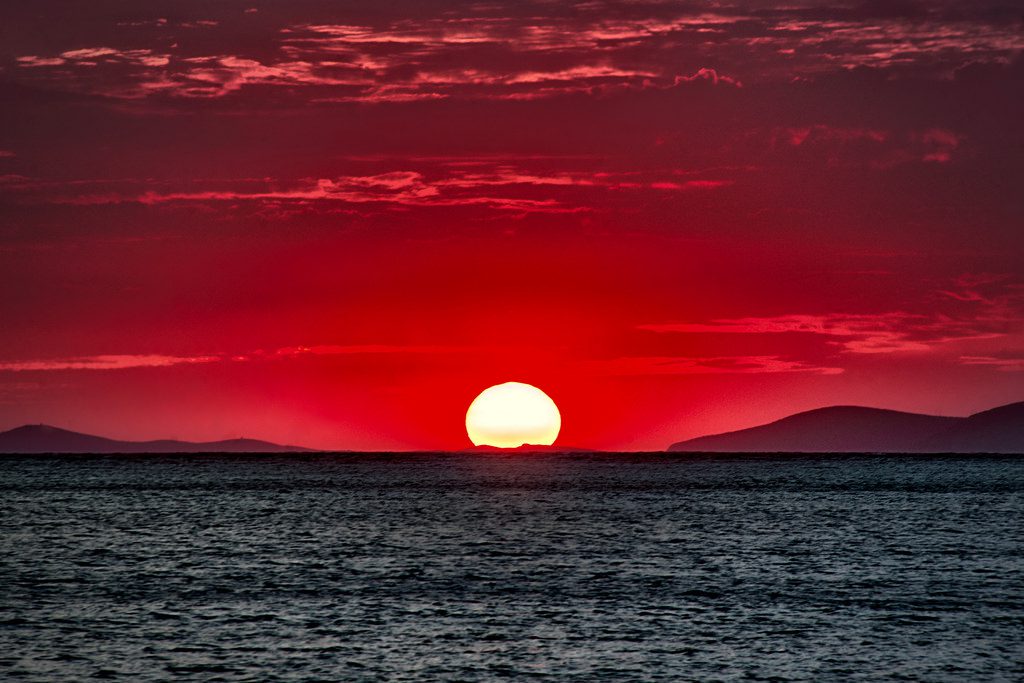 Sunset in Amorgos