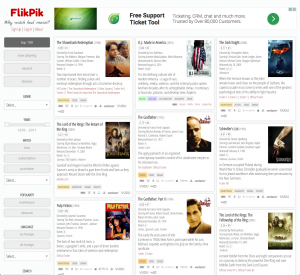 FlikPik desktop screenshot