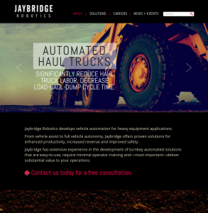 Jaybridge Robotics desktop screenshot