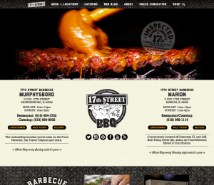 17th Street BBQ desktop screenshot