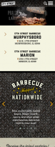 17th Street BBQ phone screenshot