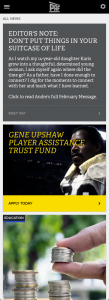 Professional Athletes Foundation phone screenshot