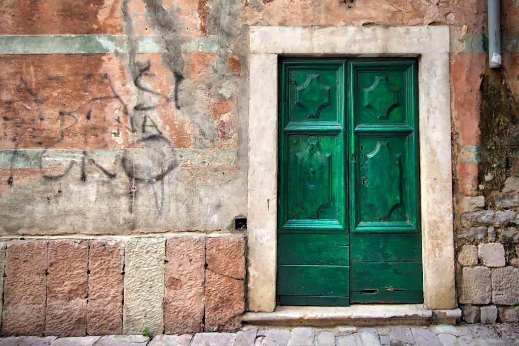 Green Door in Kotor